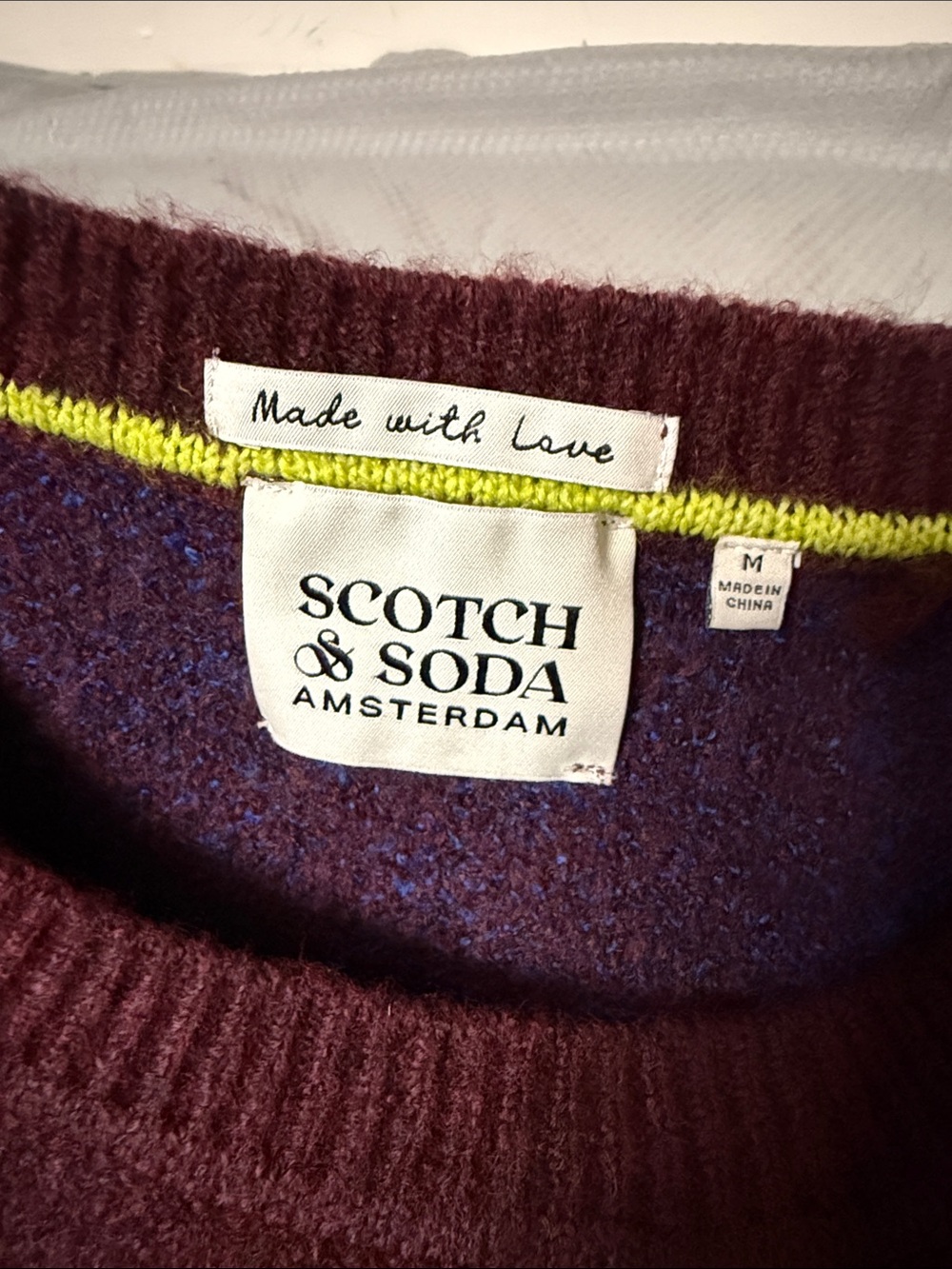 Scotch & Soda Amsterdam Tulip Crew Neck Sweater - Size Medium, NWT - Picture 9 of 12